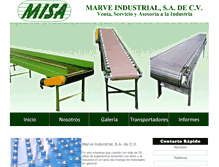 Tablet Screenshot of marveindustrial.com.mx